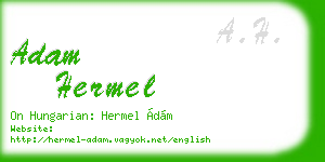 adam hermel business card