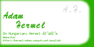 adam hermel business card